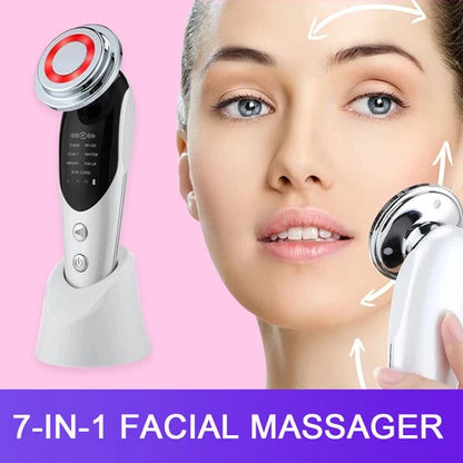Glow Wave Facial Massager – 7-in-1 Microcurrent & LED Facial Device