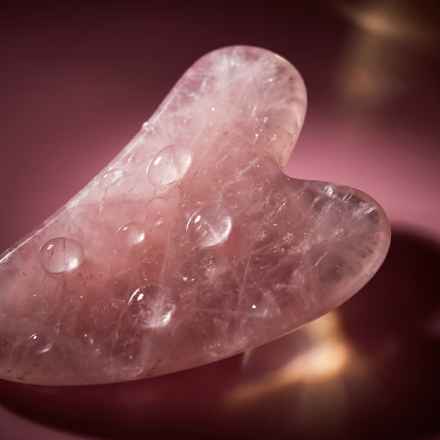 Coffret Rituel Visage | Face Roller & Gua Sha en Quartz Rose