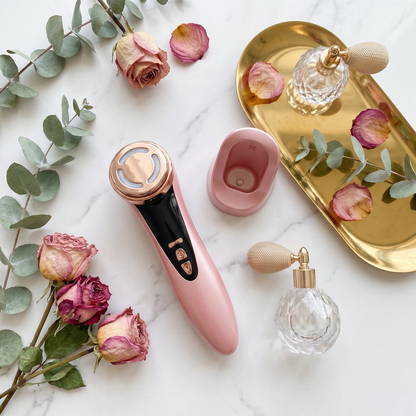 Glow Wave Facial Massager | Appareil Visage 7-en-1 Microcourants & LED