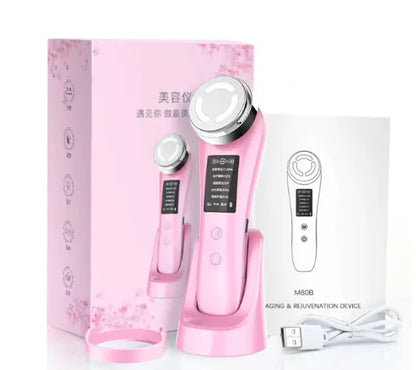 Glow Wave Facial Massager – 7-in-1 Microcurrent & LED Facial Device