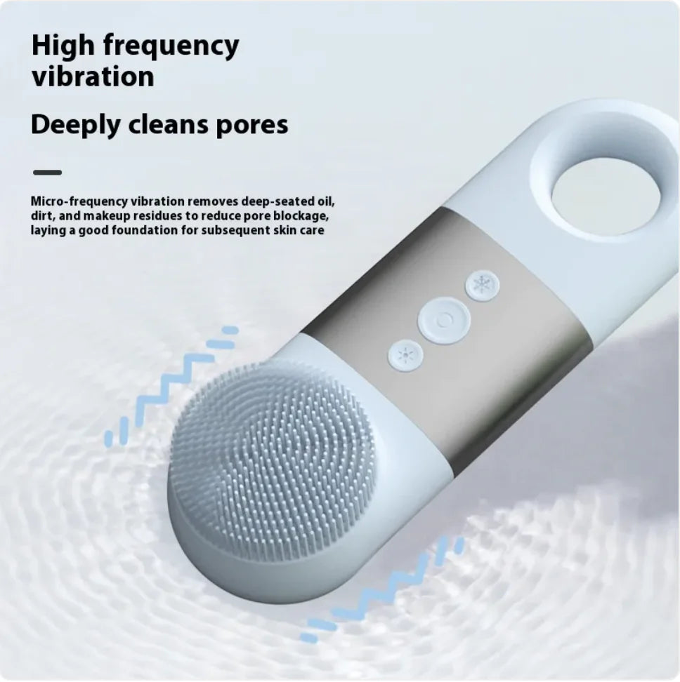 Silicone Ultrasonic Facial Pore Cleaner