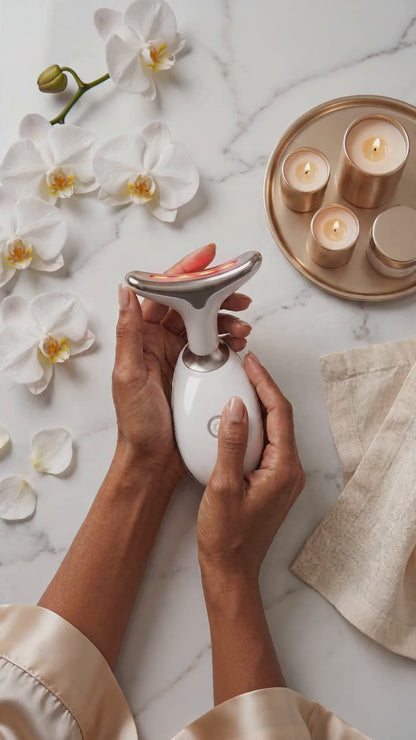 Rituel Lift & Détente | Appareil de soin sculptant pour le visage et le cou