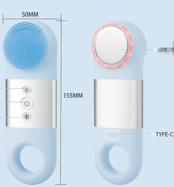 Silicone Ultrasonic Facial Pore Cleaner